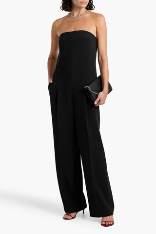 VINCE STRAPLESS CREPE WIDE-LEG JUMPSUIT - Size 6
