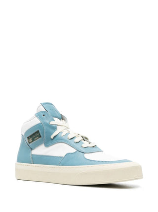 Rhude RHUDE Suede and Textile Low-Top Sneakers