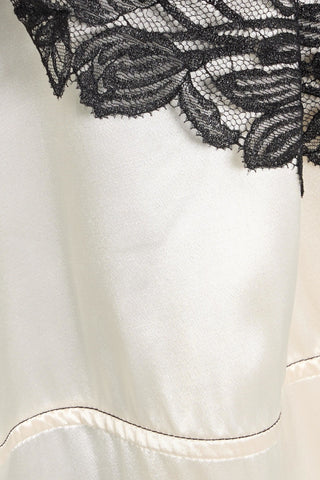 3.1 PHILLIP LIM DRAPED LACE-TRIMMED SATIN MINI DRESS - Size 0