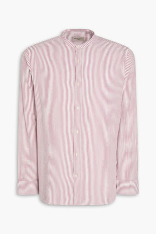 OFFICINE GÉNÉRALE GASTON STRIPED COTTON-GAUZE SHIRT - Size S