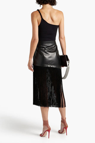 HELMUT LANG ONE-SHOULDER STRETCH-JERSEY TOP - Size M/L