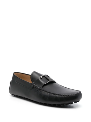 Tods Leather Buckle Detail Gommino Driving Loafers