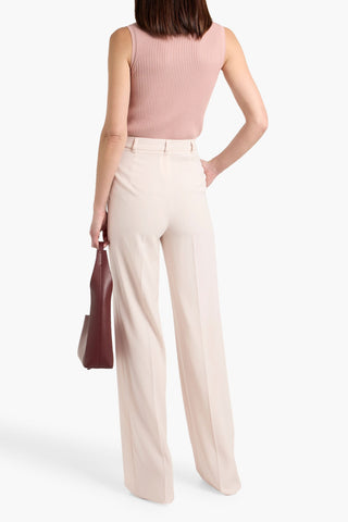 MAX MARA STUDIO QUASAR WOOL-TWILL STRAIGHT-LEG PANTS - Size 40