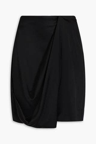 JW ANDERSON DRAPED SATIN MINI SKIRT - Size 8