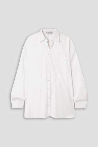 MARIE ADAM - LEENAERDT OVERSIZED COTTON-POPLIN SHIRT - Size 36