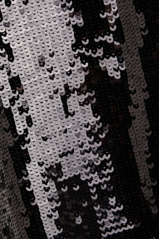 THEORY SEQUINED CREPE MINI DRESS - Size 0
