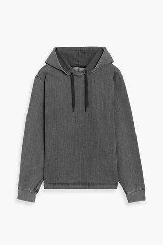 RAG & BONE STRIDE FADED FRENCH COTTON-BLEND TERRY HOODIE - Size XS