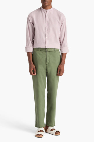 OFFICINE GÉNÉRALE GASTON STRIPED COTTON-GAUZE SHIRT - Size S