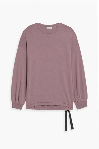 BRUNELLO CUCINELLI BEAD-EMBELLISHED CASHMERE SWEATER - Size S
