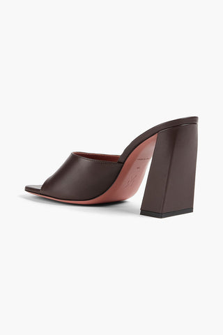 AMINA MUADDI BRIGITTE 95 LEATHER MULES - Size 39