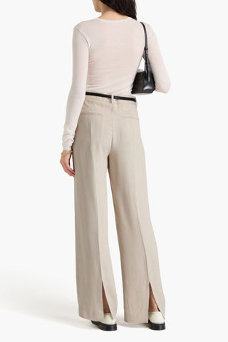 TOTEME CREPE STRAIGHT-LEG PANTS - Size 38