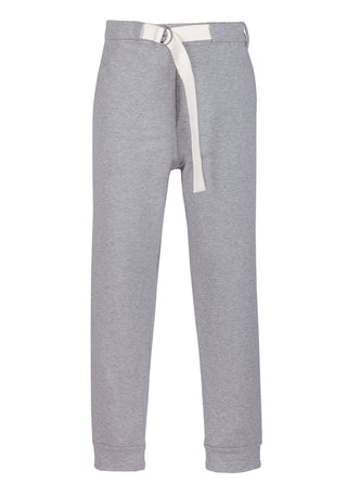 Brunello Cucinelli Brunello Cucinelli Cotton Jersey Lounge Trousers with D-Ring Belt
