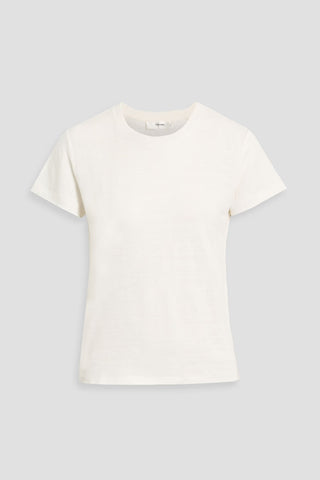 FRAME LINEN-JERSEY T-SHIRT - Size XS