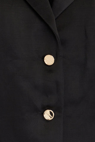 SANDRO CUTOUT SHANTUNG MINI SHIRT DRESS - Size 40
