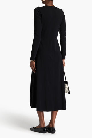 ANOTHER TOMORROW STRETCH-LYOCELL AND COTTON-BLEND JERSEY MIDI DRESS - Size M