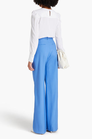 ANOTHER TOMORROW STRETCH-CREPE BLOUSE - Size 38