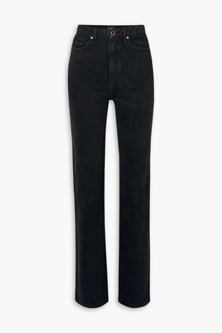 KHAITE DANIELLE HIGH-RISE STRAIGHT-LEG JEANS - Size 24