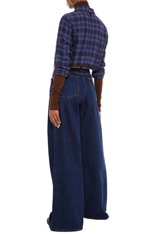 RAG & BONE MAY CHECKED FLANNEL SHIRT - Size XS