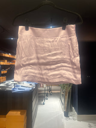 Tom Ford Satin Side-Zip Mini Skirt in Parma Violet