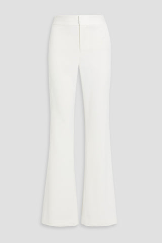 ALICE + OLIVIA ANDREW SATIN-CREPE BOOTCUT PANTS - Size 8
