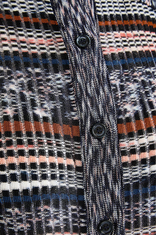 MISSONI SPACE-DYED POINTELLE-KNIT SHIRT - Size 44