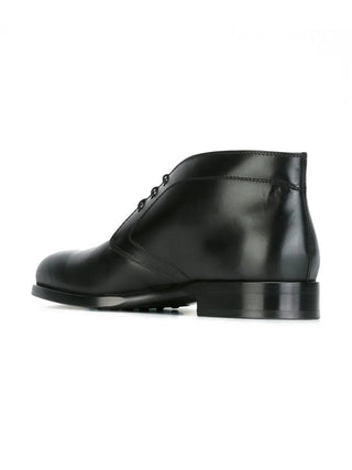 Tods Tod's Smooth Leather Two-Eyelet Chukka Boots