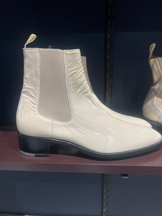 Tom Ford Archive Leather Light Cream Boots
