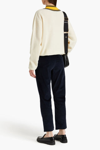 RAG & BONE WREN CROPPED COTTON-BLEND CORDUROY STRAIGHT-LEG PANTS - Size 24