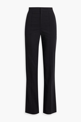 ISABEL MARANT LELIROK COTTON-BLEND PONTE STRAIGHT-LEG PANTS - Size 34