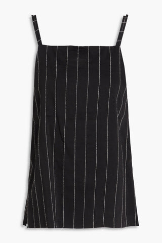 LOULOU STUDIO ESOS STRIPED TWILL TOP - Size XL
