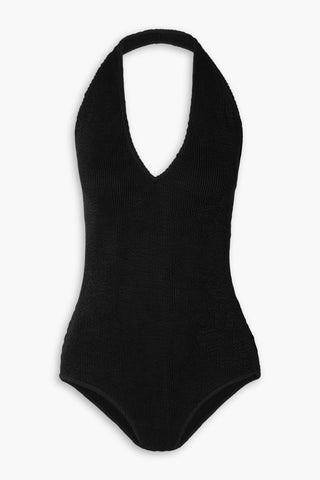 BOTTEGA VENETA SEERSUCKER SWIMSUIT - Size 44