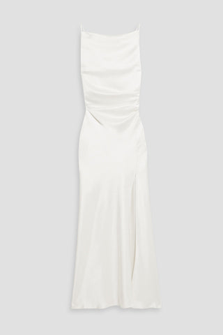 BEC & BRIDGE THE DREAMER SATIN-CREPE MAXI DRESS - Size 12