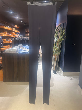 Tom Ford Purple Stretch Leggings with Contrast Satin Waistband