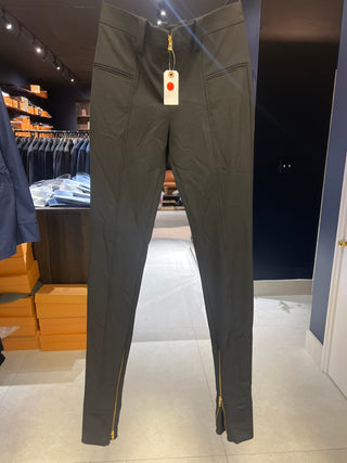 Tom Ford Smooth Slim-Fit Trousers with Ankle Zippers Black