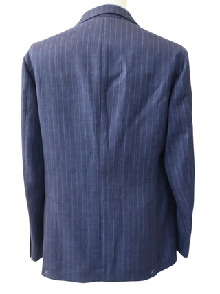 Brunello Cucinelli Textured Pinstriped Three-Button Blazer