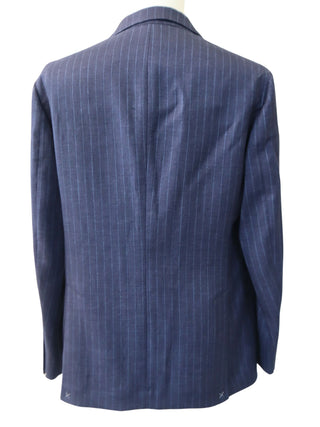 Brunello Cucinelli Textured Pinstriped Three-Button Blazer