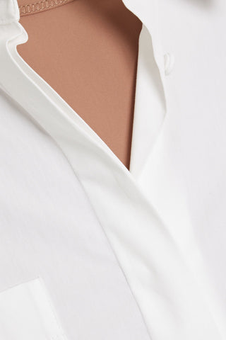 VALENTINO GARAVANI COTTON-POPLIN MINI SHIRT DRESS - Size 40