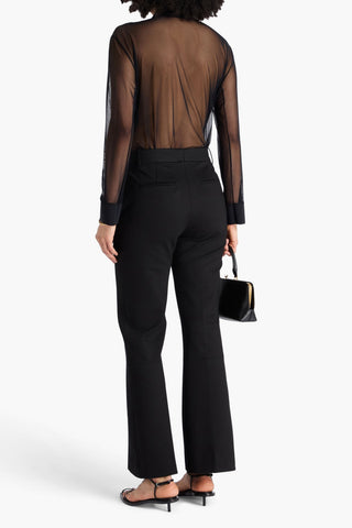 VICTORIA BECKHAM JERSEY FLARED PANTS - Size 8