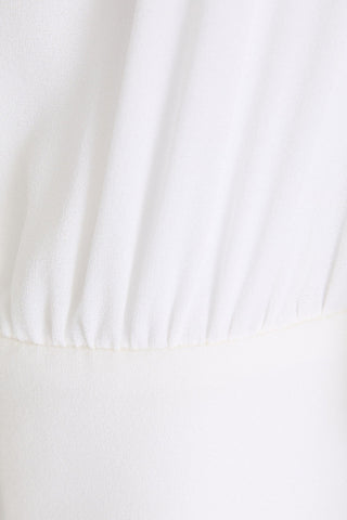 ANOTHER TOMORROW STRETCH-CREPE BLOUSE - Size 38