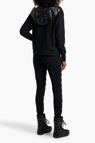 HOLDEN FLEECE-PANELED QUILTED SHELL TRACK PANTS - Size S