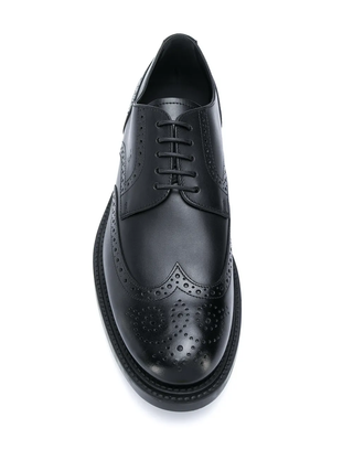Tods Leather Wingtip Brogue Derby Shoes