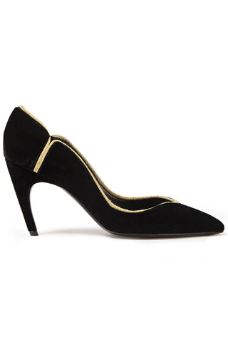 ROGER VIVIER VELVET PUMPS - Size 36