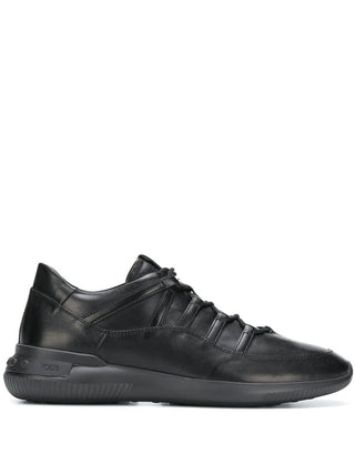 Tods Leather Lace-Up Low-Top Sneakers with Chunky Sole