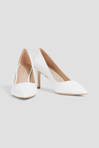 STUART WEITZMAN LEIGH 75 LEATHER PUMPS - Size 7