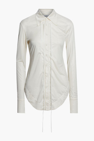 AMBUSH ASYMMETRIC CUPRO SHIRT - Size 2