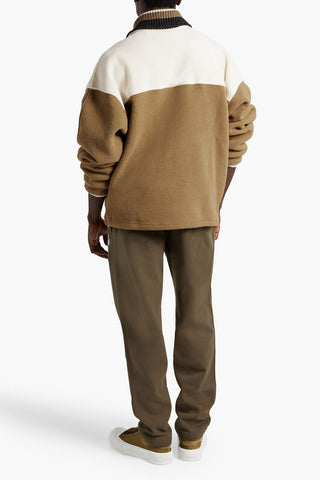 ISABEL MARANT LOGO-PRINT COTTON-FLEECE SWEATPANTS - Size XL