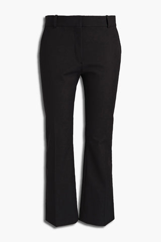 FRAME LE CROP MINI BOOT STRETCH-COTTON TWILL BOOTCUT PANTS - Size 0