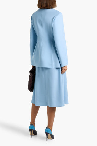 EMILIA WICKSTEAD SATO PLEATED CREPE MIDI SKIRT - Size 12