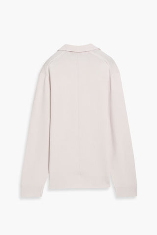 RAG & BONE DOMINIC WOOL AND CASHMERE-BLEND POLO SWEATER - Size M