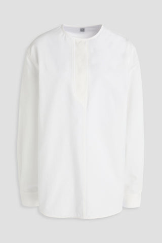 TOTEME COTTON-TWILL SHIRT - Size 34